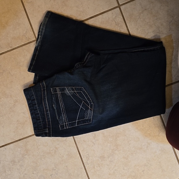 BKE Denim - BKE Women's Boot Cut Jeans - Dark Blue